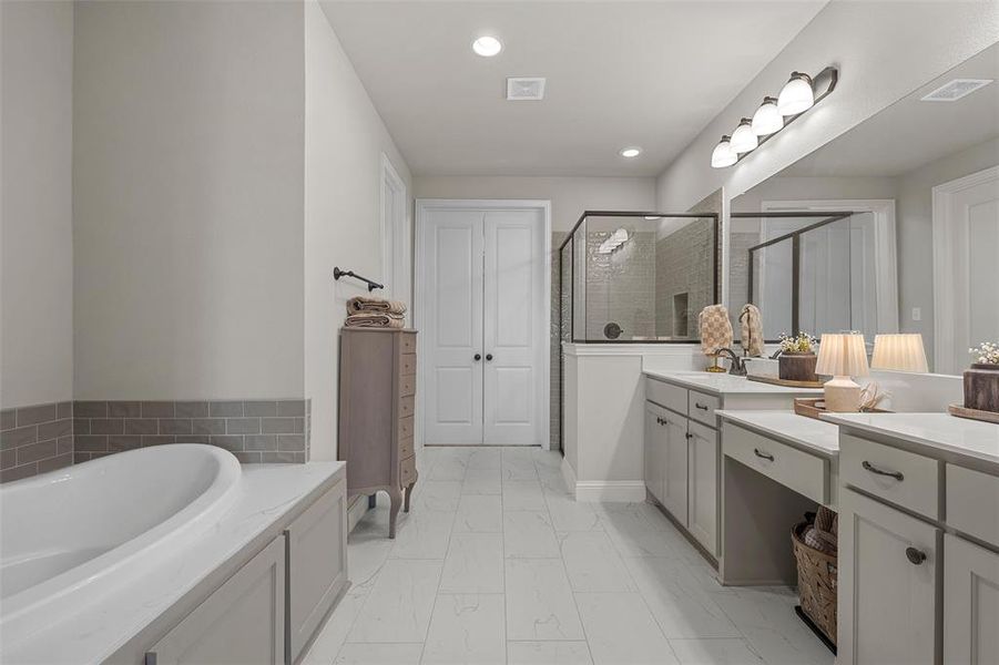 Furnished interior view inside a new home in , Waco (Image 31).