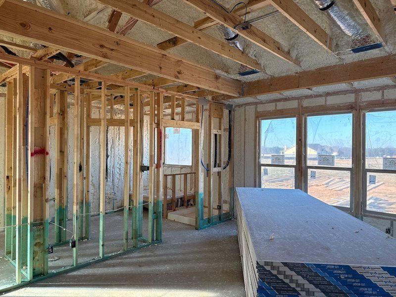 In-progress construction of a new home in Covenant Park, Springtown, TX (Image 6).