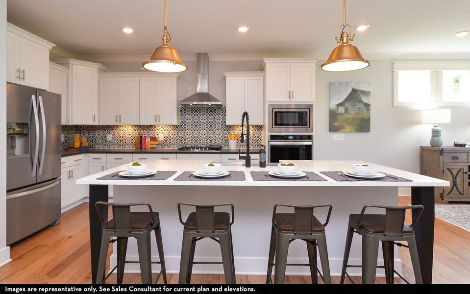 Furnished interior view inside a new home in Aden Woods, Fairview (Image 8).