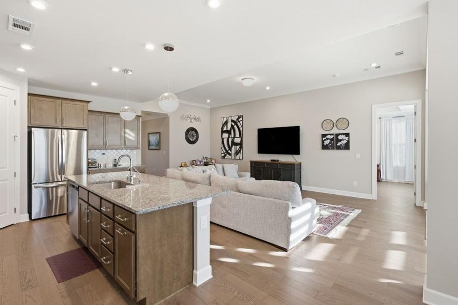 Furnished interior view inside a new home in , Hoschton (Image 17).