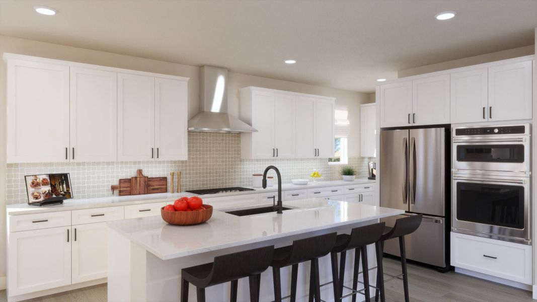 Representative furnished interior of a home built from the 4 by Trumark Homes in Independence, Elizabeth (Image 5).