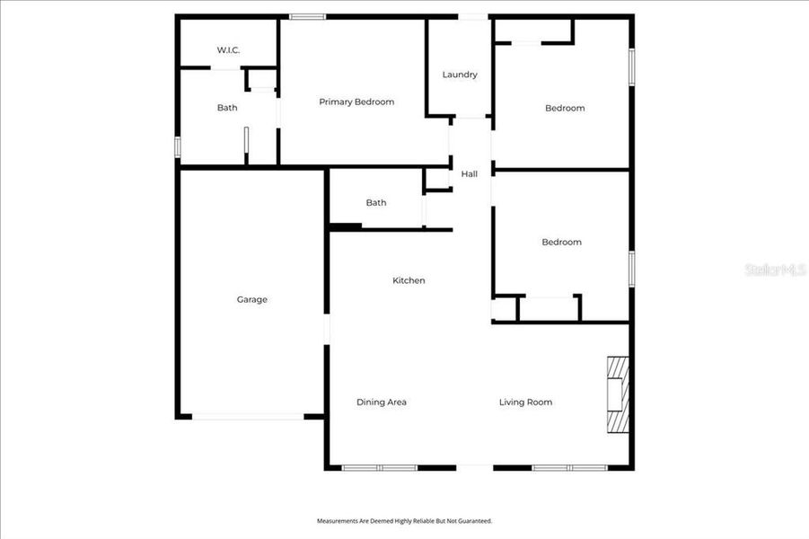 2D floor plan layout of this home in , Auburndale, FL (Image 5).