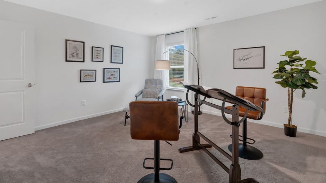 Furnished interior view inside a new home in Mary's Pointe, Clinton (Image 36).