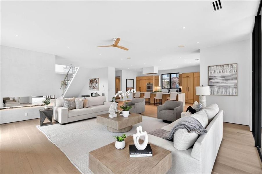 Furnished interior view inside a new home in , Alpharetta (Image 57).