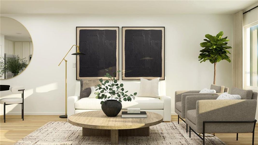 Furnished interior view inside a new home in , Davenport (Image 8).