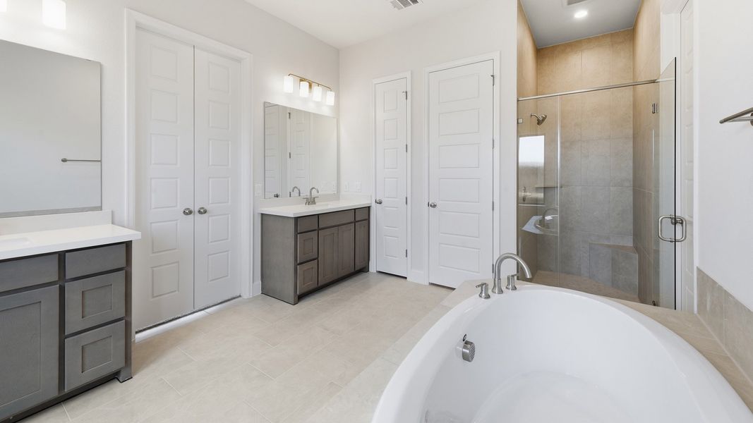 Furnished interior view inside a new home in Meraki, Forney (Image 14).