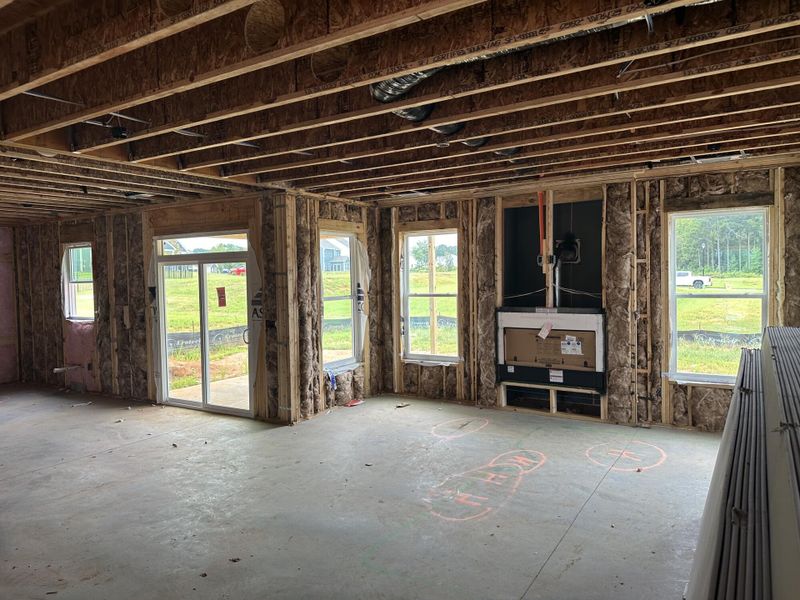 In-progress construction of a new home in The Enclave at Laurelbrook, Sherrills Ford, NC (Image 6).