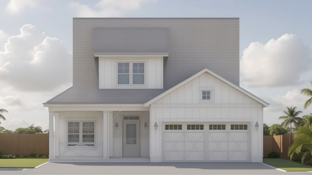 Fletcher Farmhouse  |  The artist's conceptual renderings are shown solely for illustrative and visual purposes.