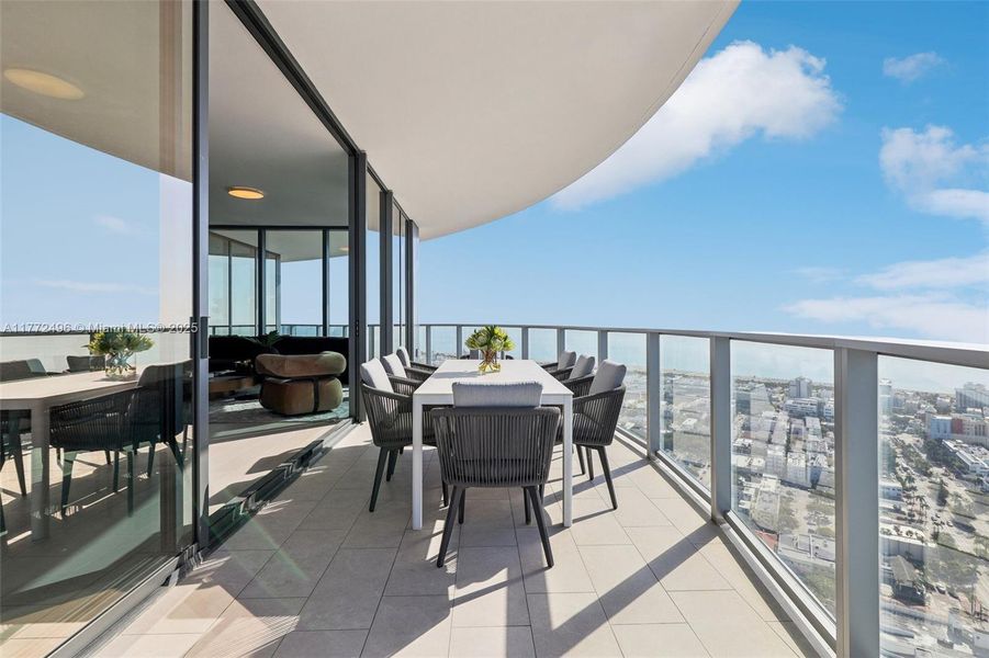 Furnished interior view inside a new home in , Miami Beach (Image 40).