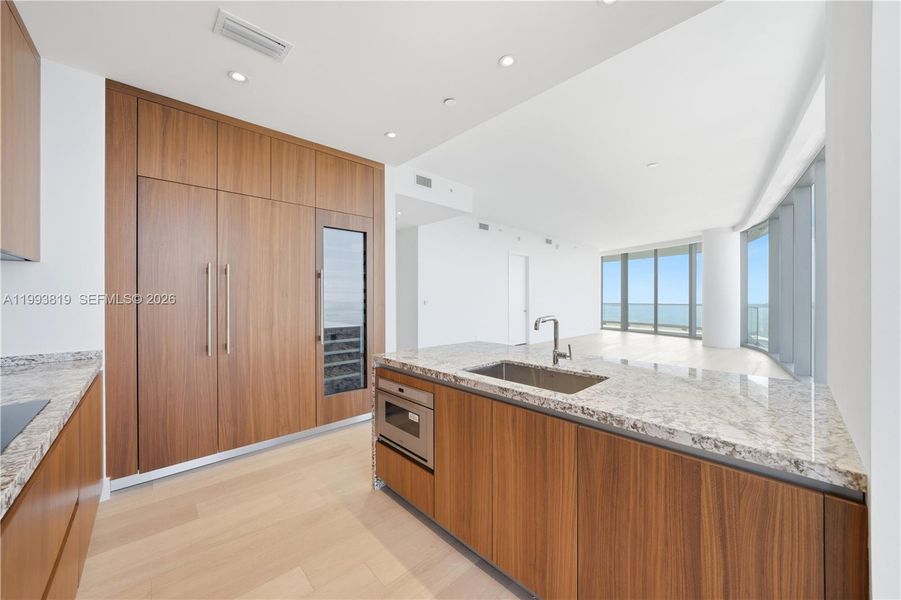 Furnished interior view inside a new home in , Miami (Image 8).