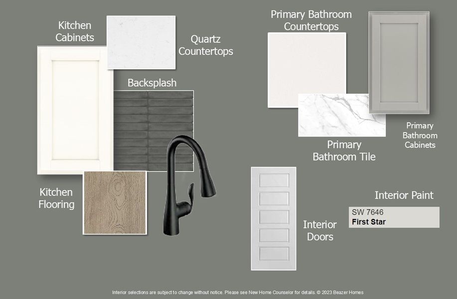 Sample of building materials used in homes in Valencia on the Lake, Little Elm (Image 26).