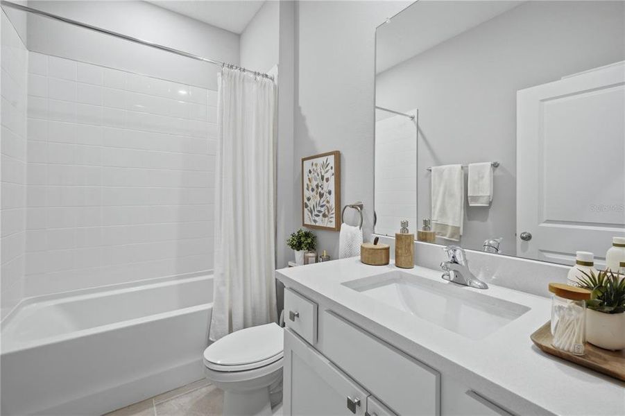 Furnished interior view inside a new home in Farm at Varrea, Plant City (Image 18).