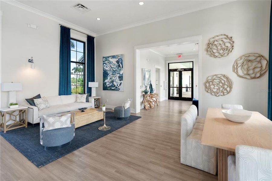 Furnished interior view inside a new home in , Bradenton (Image 11). Furnished interior view inside a new home in , Bradenton (Image 11).
