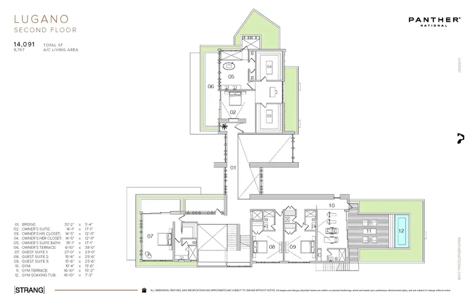 2D floor plan layout for the Lugano by Centaur Holdings in Panther National, Palm Beach Gardens, FL (Image 4). 2D floor plan layout for the Lugano by Centaur Holdings in Panther National, Palm Beach Gardens, FL (Image 4).