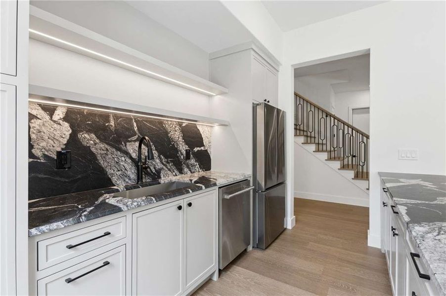 Furnished interior view inside a new home in , Brookhaven (Image 59).