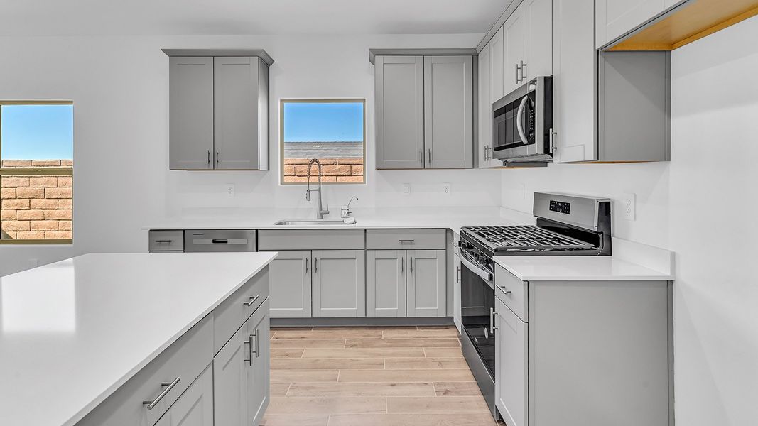 Representative furnished interior of a home built from the Parker by D.R. Horton in The Oasis at Rocking K, Vail (Image 6).