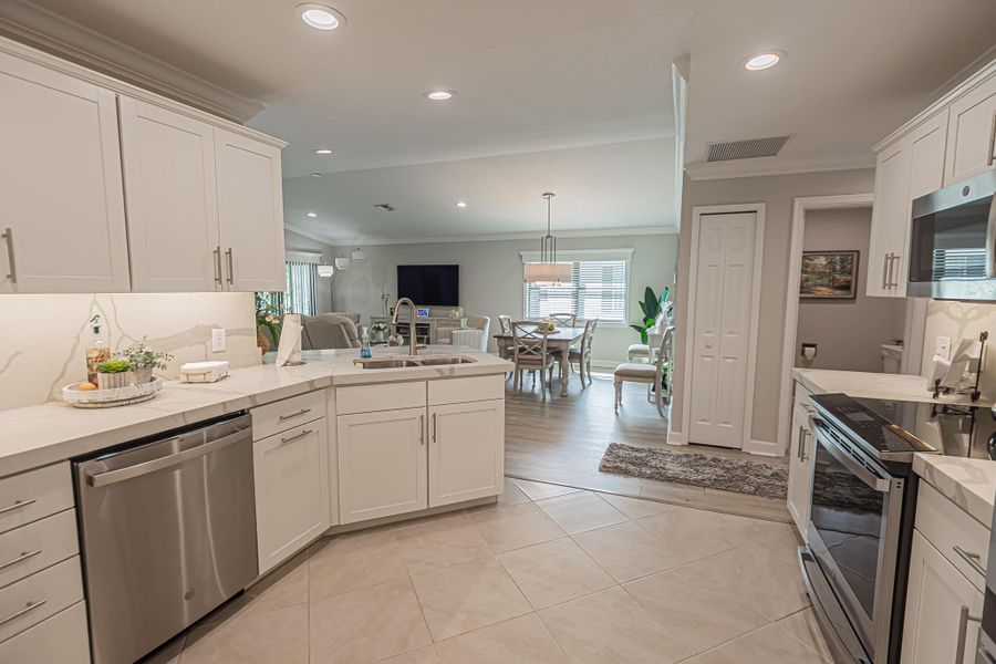 Furnished interior view inside a new home in , Port St. Lucie (Image 14).