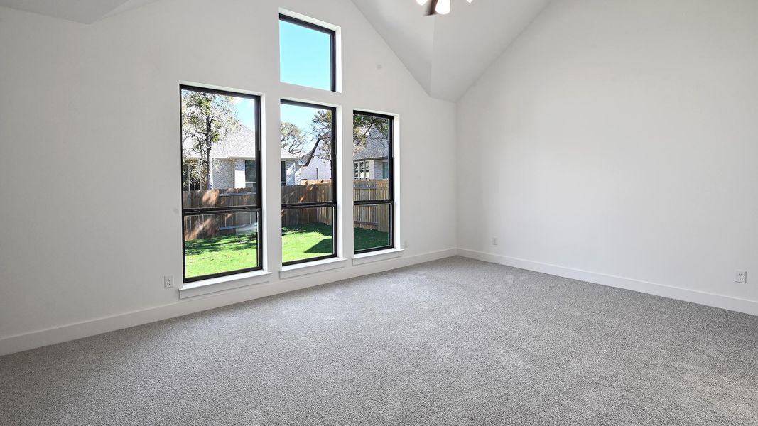 Spacious, unfurnished interior of a new home in 6 Creeks, Kyle (Image 28).