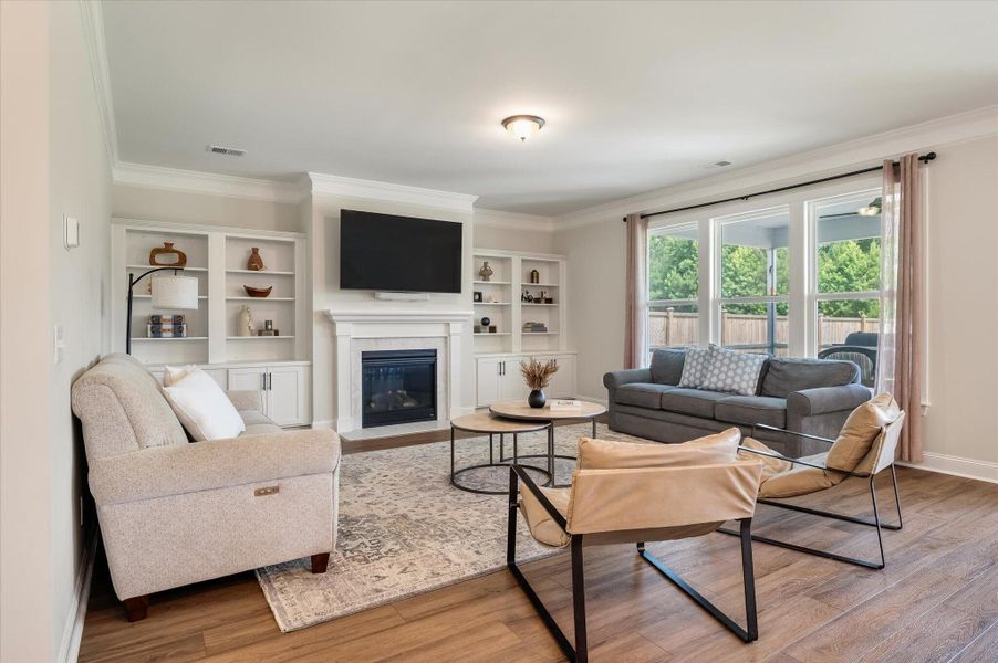 Furnished interior view inside a new home in The Enclave at French Quarter Creek, Huger (Image 12).