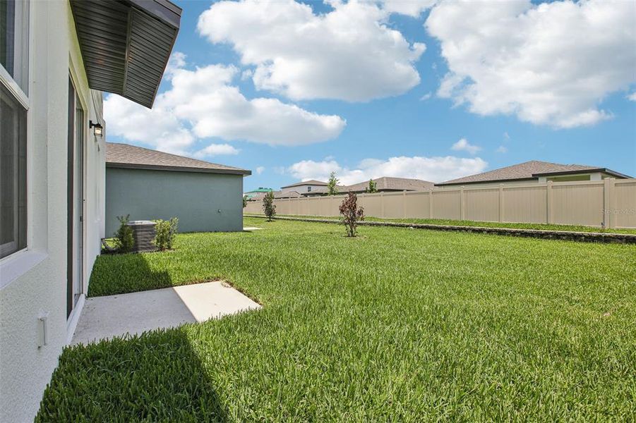 Exterior details and patio area of a home in Two Rivers - Premier Series, Zephyrhills (Image 26).