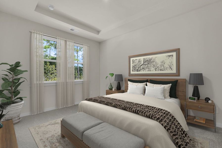 Representative furnished interior of a home built from the The Atkinson by Stanley Martin Homes in Old Charleston Acres, Pelion (Image 10).