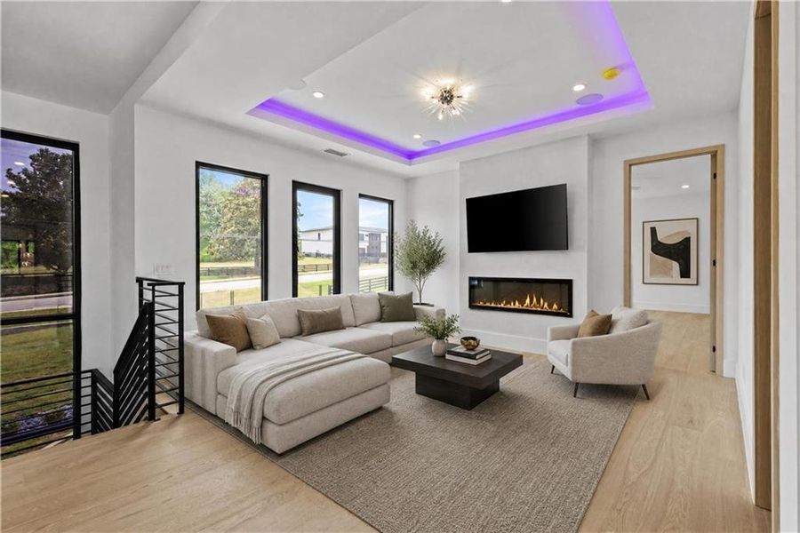 Furnished interior view inside a new home in , Sugar Hill (Image 43).