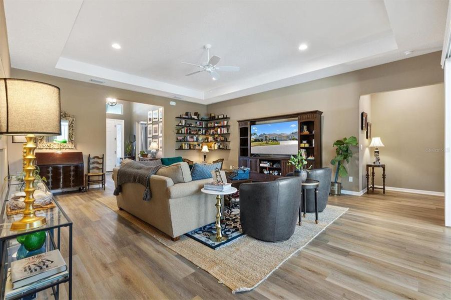 Furnished interior view inside a new home in , The Villages (Image 10).