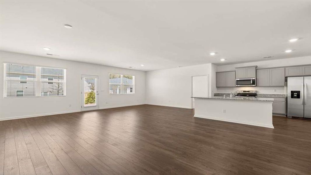Spacious, unfurnished interior of a new home in Champion's Run, Lithonia (Image 33). Spacious, unfurnished interior of a new home in Champion's Run, Lithonia (Image 33).