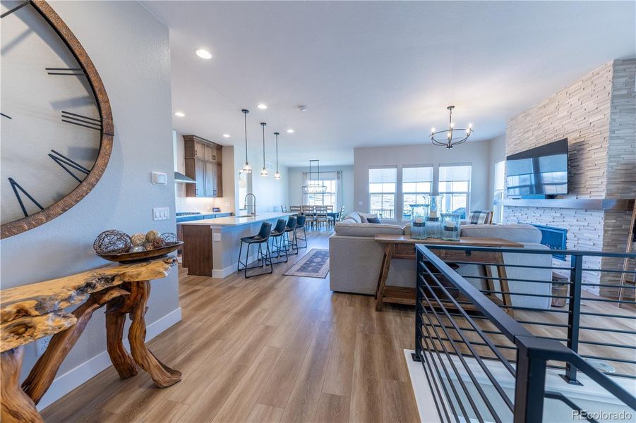 Furnished interior view inside a new home in Gallery at The Canyons, Castle Pines (Image 21). Furnished interior view inside a new home in Gallery at The Canyons, Castle Pines (Image 21).