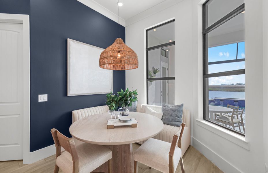 Cafe dining off the kitchen Cafe dining off the kitchen