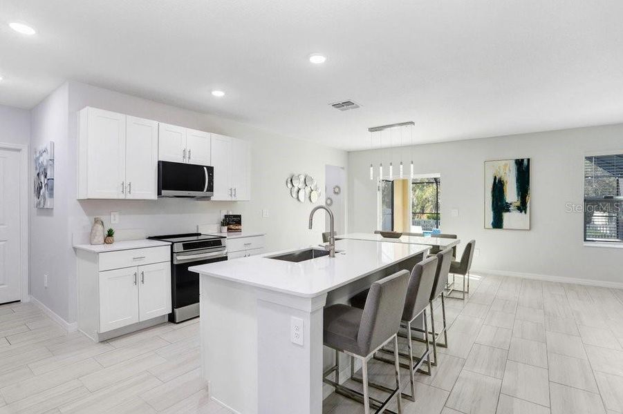 Furnished interior view inside a new home in , Zephyrhills (Image 18). Furnished interior view inside a new home in , Zephyrhills (Image 18).