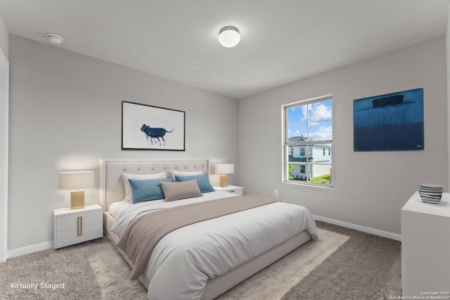 Furnished interior view inside a new home in Agave, San Antonio (Image 7).