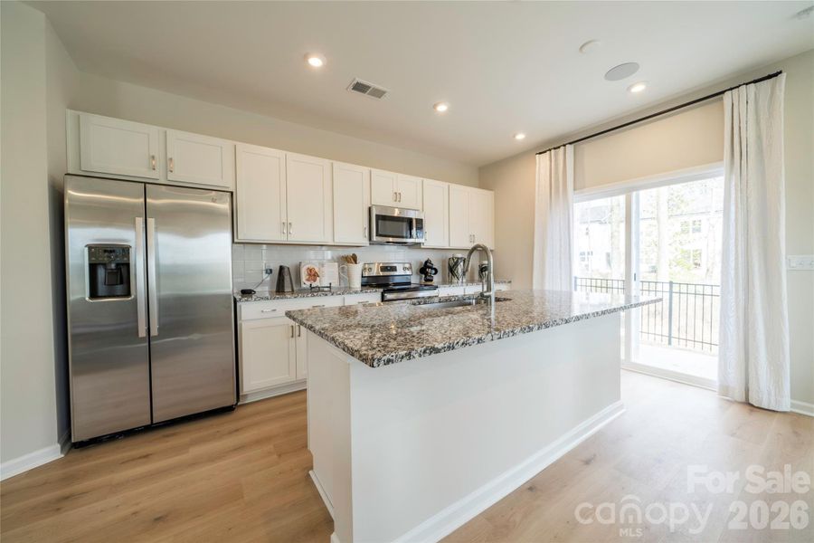 Kitchen with appliances included