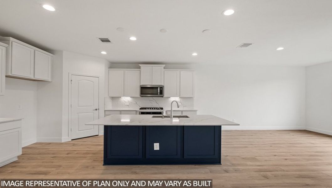 Representative furnished interior of a home built from the 3171 by D.R. Horton in River Ranch Estates, Dayton (Image 8).