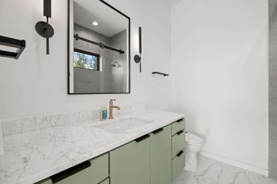 Furnished interior view inside a new home in , Spicewood (Image 12).