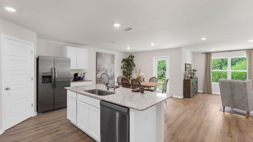 Furnished interior view inside a new home in Wesley Park, Crawfordville (Image 6).