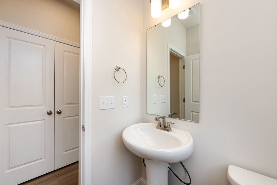 Furnished interior view inside a new home in Archer Row, Charlotte (Image 14). Furnished interior view inside a new home in Archer Row, Charlotte (Image 14).