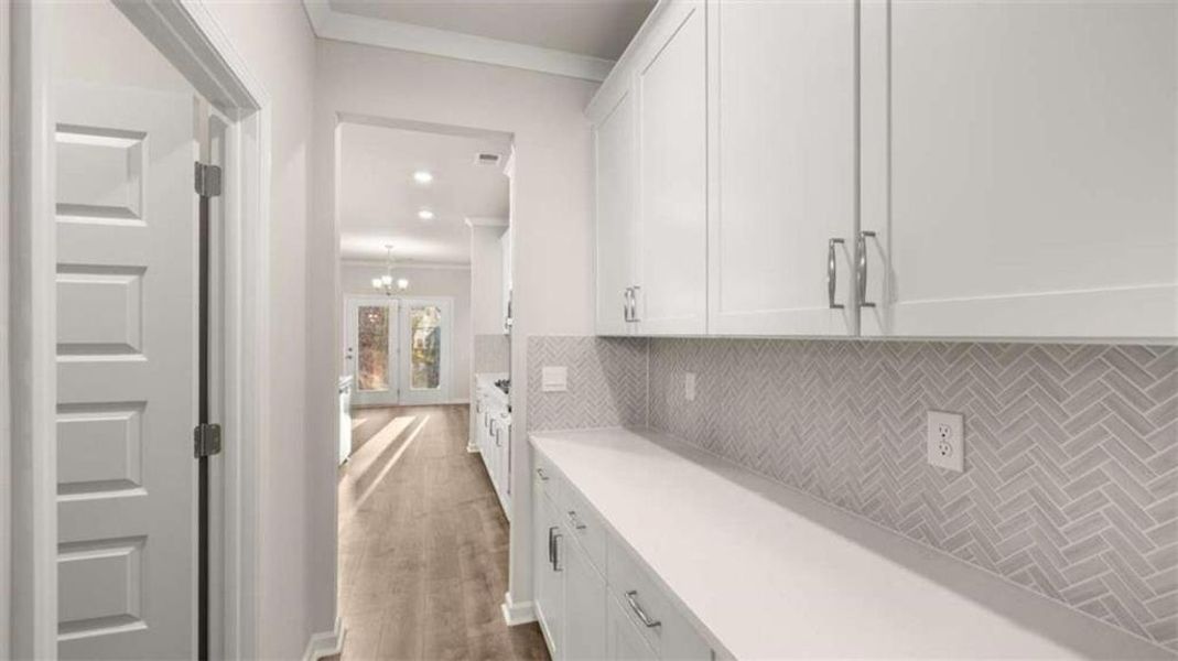 Furnished interior view inside a new home in Water Oak Estates, Lawrenceville (Image 17). Furnished interior view inside a new home in Water Oak Estates, Lawrenceville (Image 17).