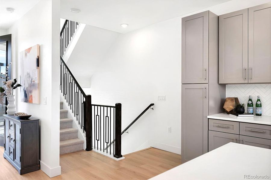 Furnished interior view inside a new home in , Denver (Image 6).
