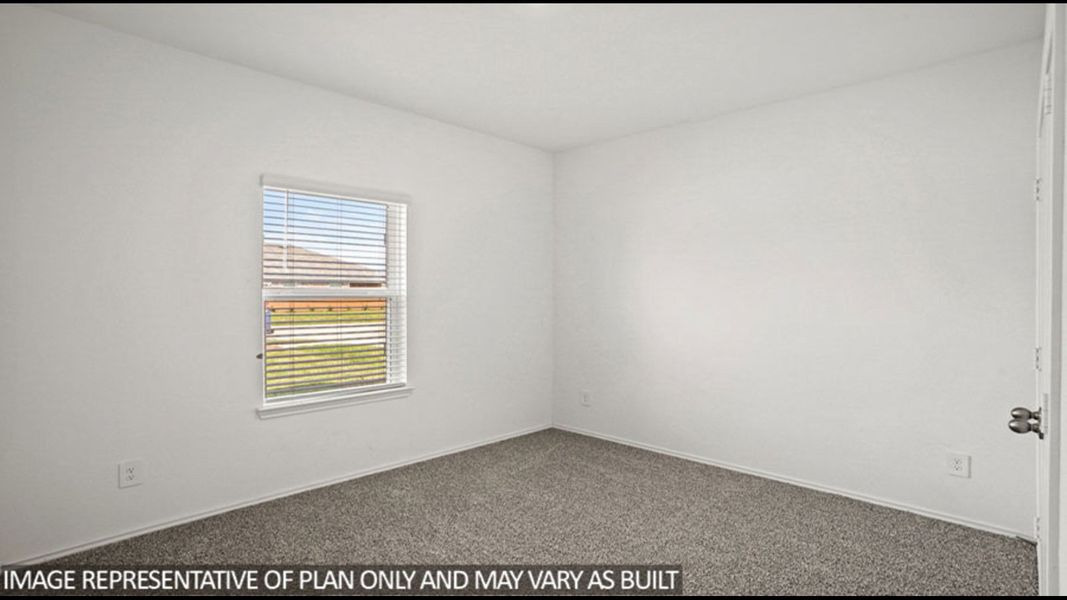 Representative unfurnished interior of a home built from the Midland by D.R. Horton in Sunterra, Katy (Image 14).