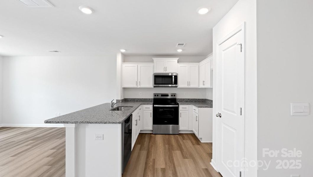 Furnished interior view inside a new home in Clark Creek Landing Townhomes, Lincolnton (Image 6).