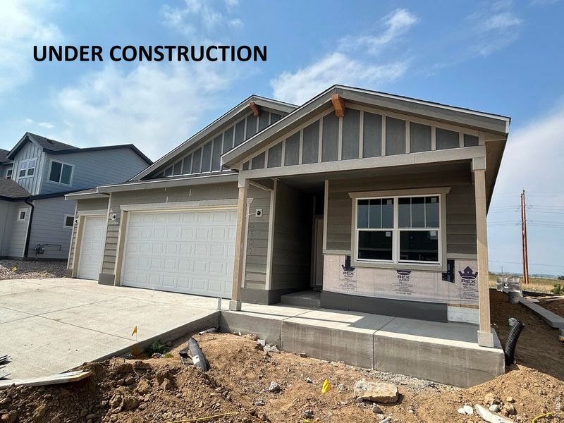 In-progress construction of a new home in Union Colony West, Greeley, CO (Image 26).