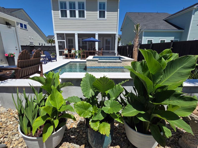 Exterior details and patio area of a home in Carnes Crossroads, Summerville (Image 36).