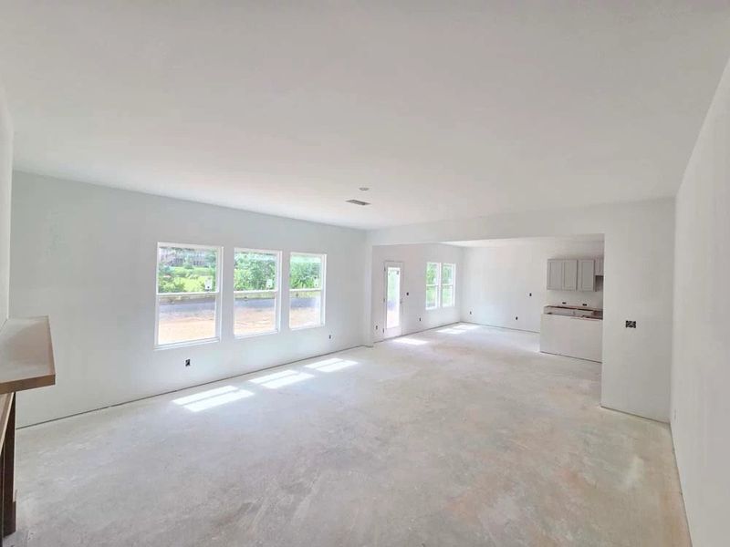 Family Room Construction Progress
