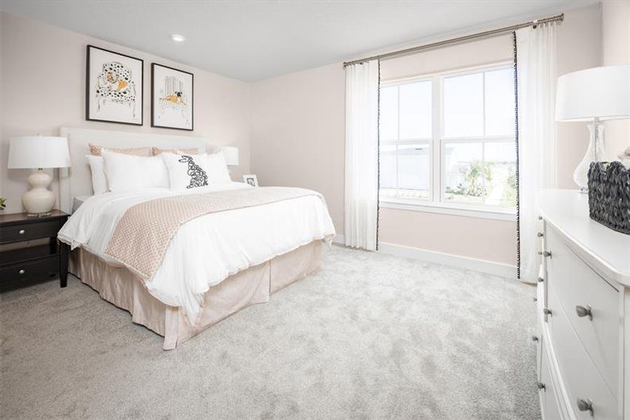 Furnished interior view inside a new home in Silver Oaks, Port St. Lucie (Image 20).
