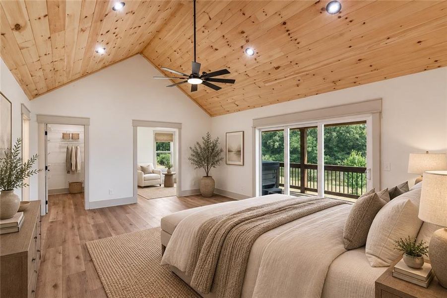 Furnished interior view inside a new home in , Ranger (Image 32).