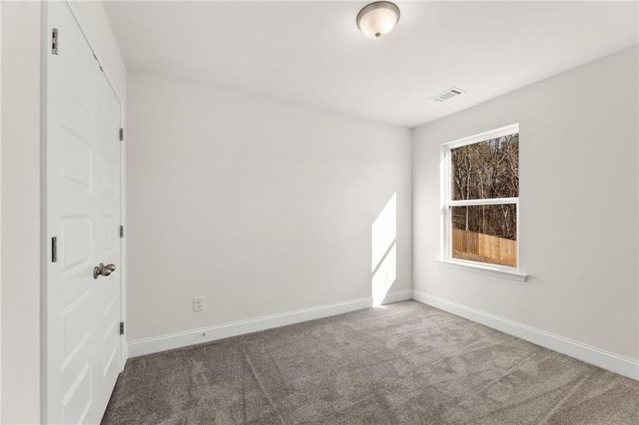 Spacious, unfurnished interior of a new home in Mulberry Summit, Flowery Branch (Image 19). Spacious, unfurnished interior of a new home in Mulberry Summit, Flowery Branch (Image 19).