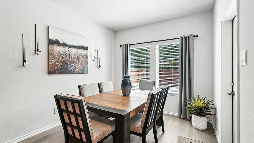 Representative furnished interior of a home built from the Naples by D.R. Horton in The Reserve at Timber Creek, Lindale (Image 13). Representative furnished interior of a home built from the Naples by D.R. Horton in The Reserve at Timber Creek, Lindale (Image 13).
