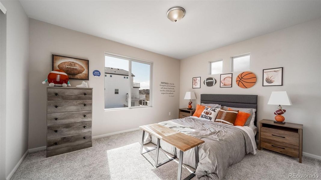 Furnished interior view inside a new home in , Bennett (Image 12).