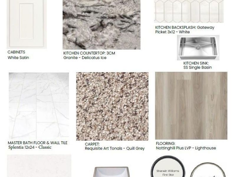 Sample of building materials used in homes in Caney Creek Place, Conroe (Image 28). Sample of building materials used in homes in Caney Creek Place, Conroe (Image 28).